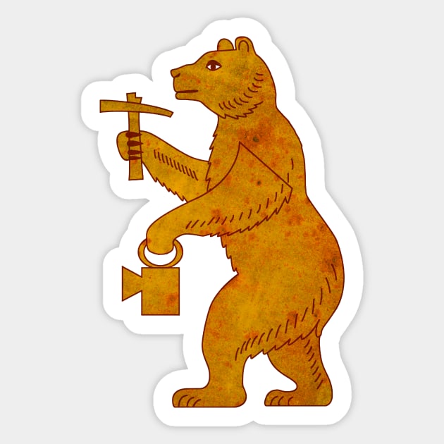 Ursa Miner Sticker by jamacfarlane